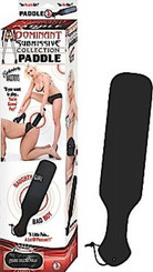 Dominant Submissive Paddle Black by NassToys