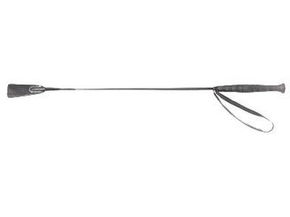 26 Inch Basic Riding Crop Black Leat by Spartacus