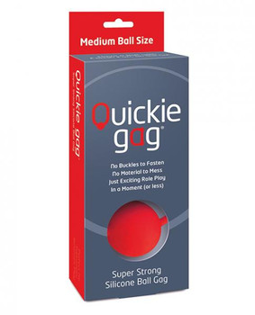 Quickie Ball Gag Medium Red Best Sex Toys