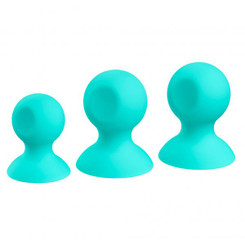 Cloud 9 Health & Wellness Nipple & Clitoral Massager Suction Set Teal by Cloud 9 Novelties
