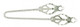 Endurance Butterfly Nipple Clamps With Link Chain - Silver by Spartacus - view 4