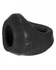 Hunkyjunk Clutch Penis And Testicle Sling Tar Black by OXBALLS
