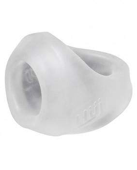 Hunkyjunk Clutch Penis And Testicle Sling Ice Clear by OXBALLS
