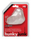 Hunkyjunk Clutch Cock & Ball Sling Ice Clear by OXBALLS - Product SKU OXHUJ106ICE