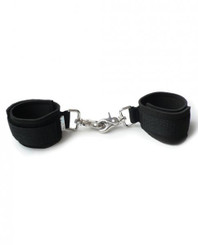 Neoprene Black On Black Cuffs by Kinklab
