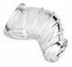 Detained Soft Body Chastity Cage Clear by XR Brands - view 4