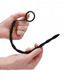 Silicone Plug & Erection Ring Set Urethral Sounding Black by SHOTS AMERICA - view 2