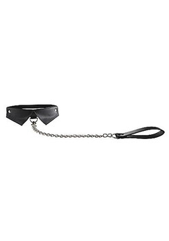 Ouch Exclusive Collar & Leash Black Sex Toy