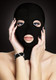 Ouch Subversion 3 Hole Hood Mask Black O/S Adult Sex Toy