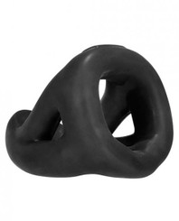 Hunkyjunk Slingshot 3 Ring Teardrop Tar Black Best Sex Toy