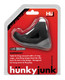 Hunkyjunk Slingshot 3 Ring Teardrop Tar Black by OXBALLS - Product SKU OXHUJ105TAR