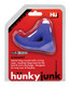Hunky Junk Slingshot 3 Ring Teardrop Cobalt Blue by OXBALLS - Product SKU OXHUJ105CBL