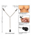 California Exotic Novelties Nipple Play Weighted Dual Tier Nipple Clamps - Product SKU SE259301