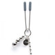 Fifty Shades Darker At My Mercy Beaded Chain Nipple Clamps by LoveHoney - view 4