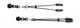 Black Beaded Nipple Clamps With Tweezer Tip Black by Spartacus