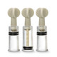 Temptasia Clit & Nipple Twist Suckers Set Of 3 Clear by Blush Novelties