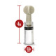 Temptasia Clit & Nipple Twist Suckers Set Of 3 Clear by Blush Novelties - view 3