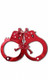 Fetish Fantasy Series Anodized Cuffs Red by Pipedream Products