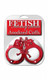 Fetish Fantasy Series Anodized Cuffs Red by Pipedream Products - view 4