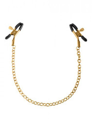 Fetish Fantasy Gold Chain Nipple Clamps by Pipedream Products