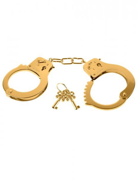 Fetish Fantasy Gold Metal Cuffs by Pipedream Products