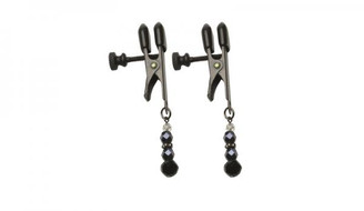 Black Beaded Clamps - Adjustable Broad Tip by Spartacus