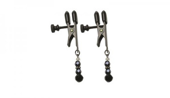 Black Beaded Clamps - Adjustable Broad Tip by Spartacus