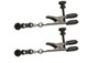 Spartacus Black Beaded Clamps - Adjustable Broad Tip - Product SKU SPF114