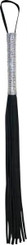 Sex and Mischief Sparkle Flogger Black by Sportsheets