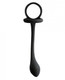 My Erection ring with Butt Plug Black by NassToys