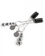 Fifty Shades Adjustable Nipple Clamps by Love Honey