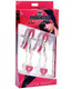 Charmed Heart Padlock Nipple Clamps by XR Brands - Product SKU XRAE203