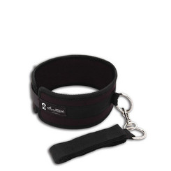 Lux Fetish Collar And Leash Set Black Adult Sex Toy