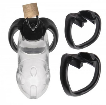 Rikers Locking Chastity Cage Adult Sex Toys