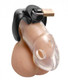XR Brands Rikers Locking Chastity Cage - Product SKU CNVEF-EXR-AD802