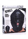 Strict Bondage Hood With Penis Gag O/S Black by XR Brands - Product SKU CNVEF -EXR -AF140