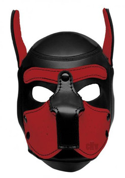 Spike Neoprene Puppy Hood Red O/S Sex Toy