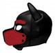 XR Brands Spike Neoprene Puppy Hood Red O/S - Product SKU CNVEF-EXR-AG292-RED
