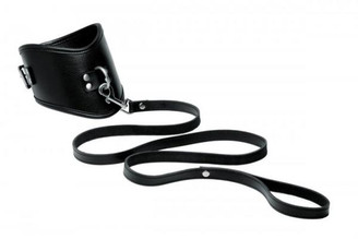 Isabella Sinclaire Posture Leather Collar With Leash