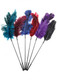 Fantasy Tickler Ostrich Feather Tickler Combo Assorted Colors Adult Toys