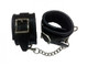 Rouge Padded Leather Ankle Cuffs Black by Rouge Garments - Product SKU CNVEF -ERA1007 -BK