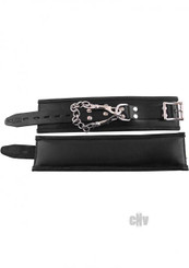 Rouge Padded Wrist Cuffs Black Adult Sex Toy