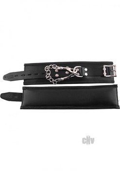 Rouge Padded Wrist Cuffs Black by Rouge Garments