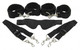 Frisky 7 Piece Restraint System Black by XR Brands