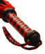 Short Suede Flogger Black Red by XR Brands - Product SKU CNVEF -EXR -AC999