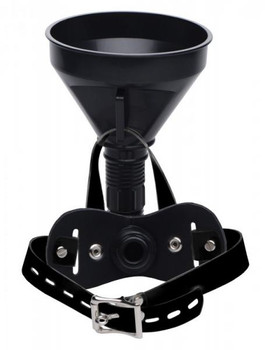 Latrine Extreme Funnel Gag Black Sex Toys