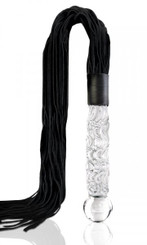 Icicles No 38 Glass Handle Cat O Nine Tails Whip Adult Sex Toys