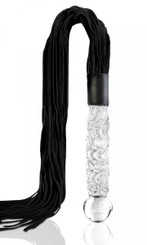 Icicles No 38 Glass Handle Cat O Nine Tails Whip by Pipedream Products