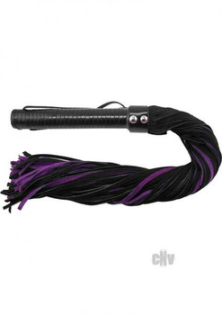 Rouge Suede Flogger Black/purple by Rouge Garments