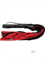 Rouge Suede Flogger Black/red by Rouge Garments